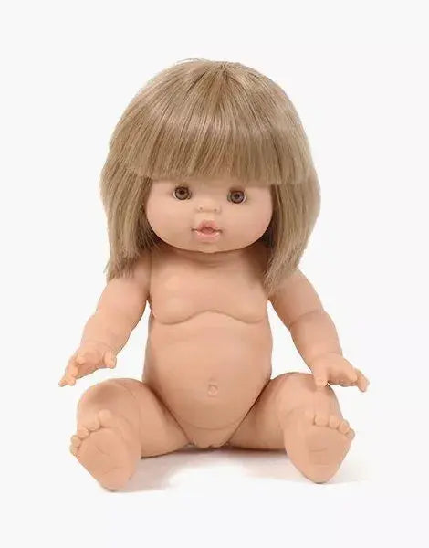 Vintage Minikane x Delage Retro Girl's Old Suitcase - Zoe Girl Doll Travel Case Minikane Zoe