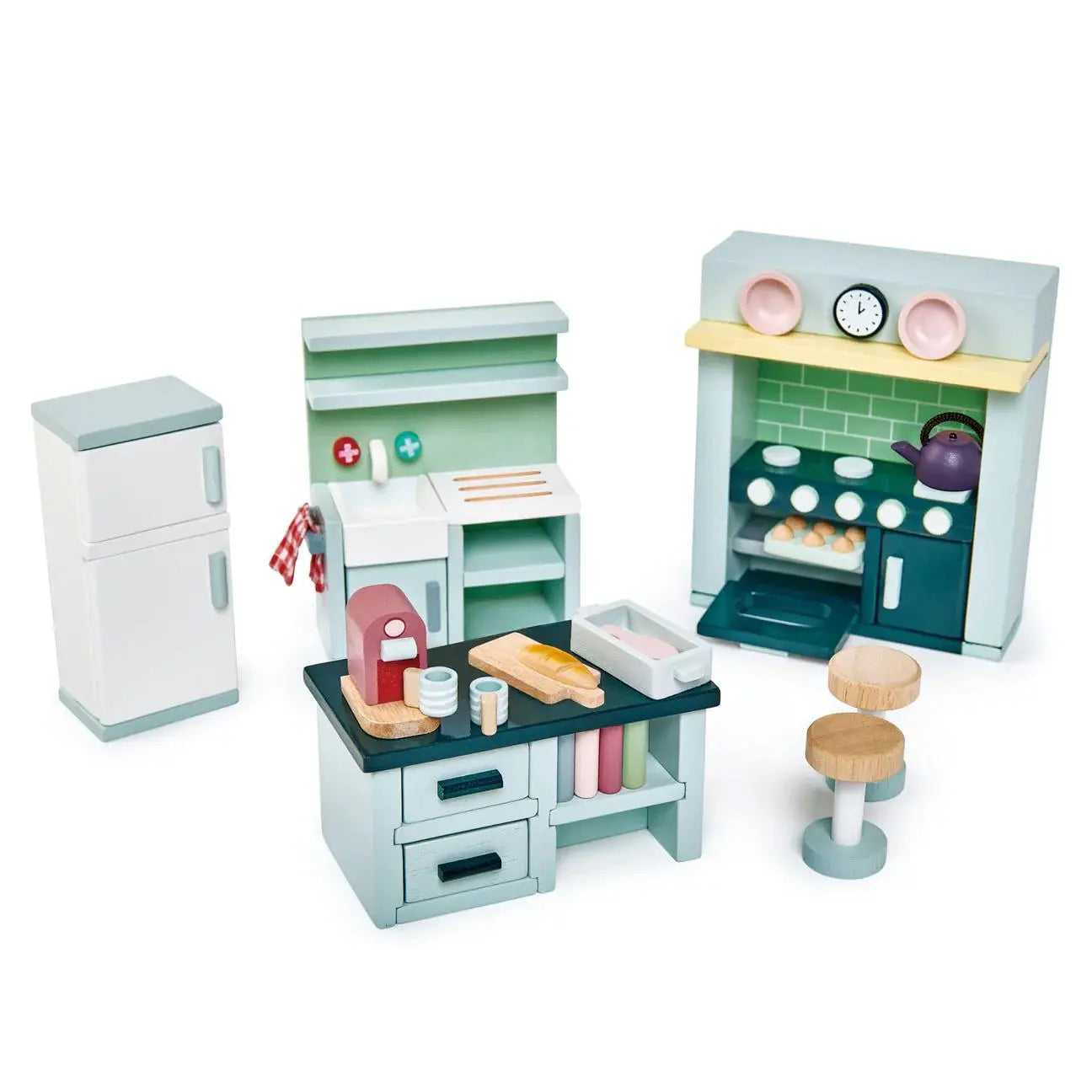 Doll House Kitchen Furniture Tender Leaf Toys
