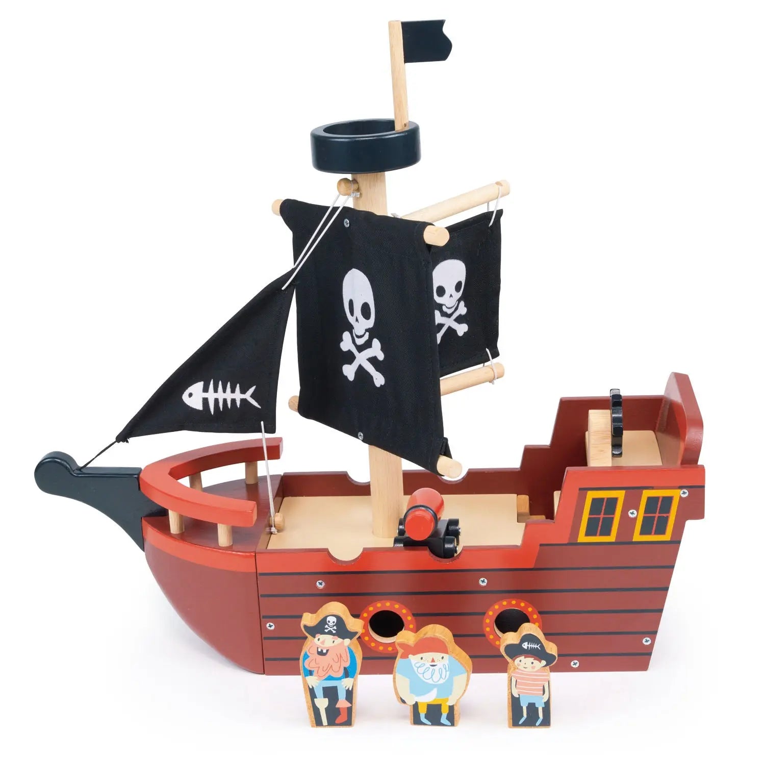 Fishbones Pirate Ship Toy Mentari