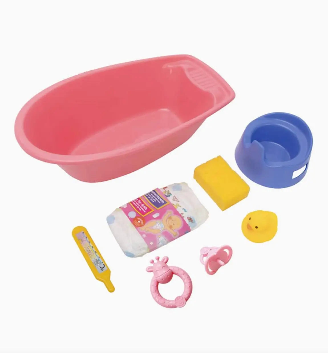 Doll Bath Set with Accessories  Minikane   