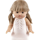 Yzéa European Girl Baby Doll with Blue Eyes  Minikane   