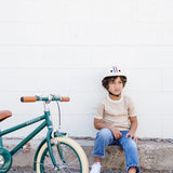 Classic Bicycle Helmet for Kids, Stripes Lightweight Helmet, Bike Safety Gear  Banwood   