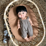 Jude Asian Boy Baby Doll with Black Eyes  Minikane   