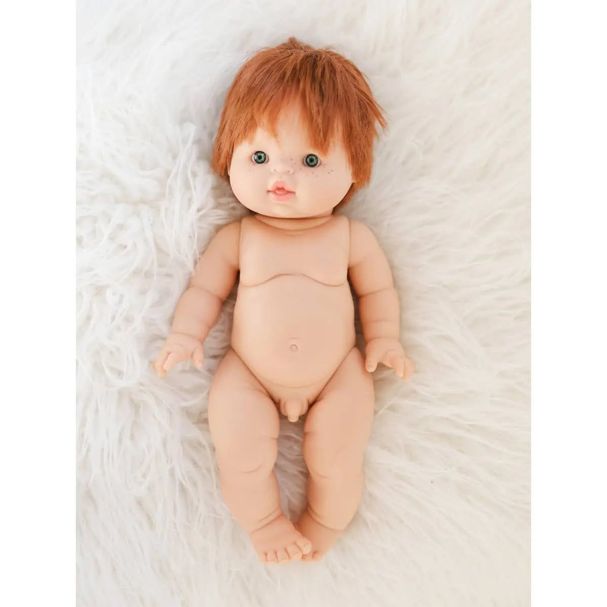 Raphael Boy Baby Doll with Enchanting Green Eyes  Minikane   