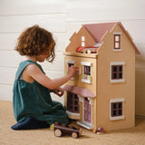 Foxtail Villa Town-Style Doll House - Pink Tender Leaf Toys
