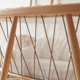 Kumi Mesh Cocoon Bassinet/Crib  With Mattress - Hazelnut  Charlie Crane   