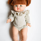 Gabrielle European Girl Baby Doll with Green Eyes  Minikane   
