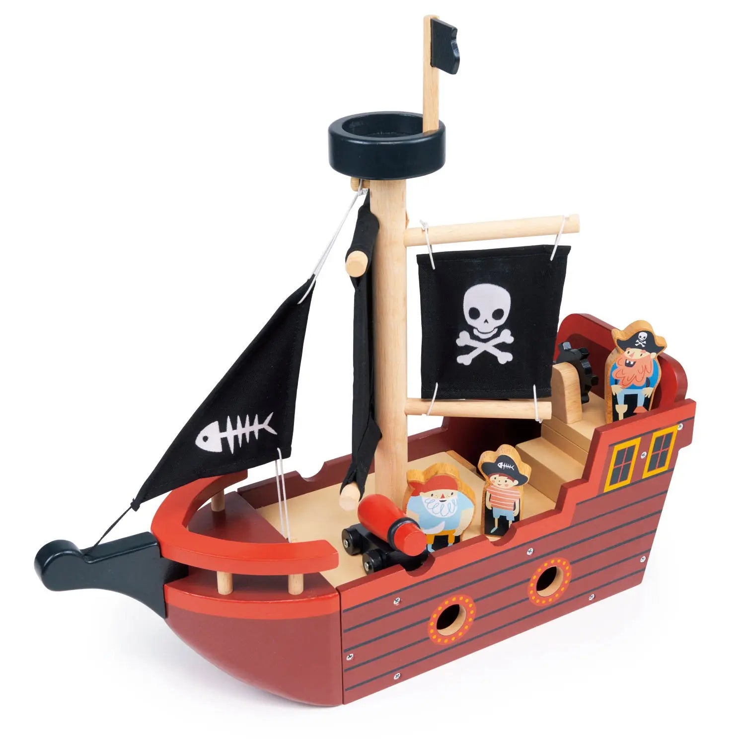 Fishbones Pirate Ship Toy Mentari