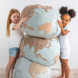 Pouf World Map Lorena Canals