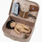 Old-fashioned 'Retro' Boy’s Suitcase - Raphael Boy Doll  Minikane   