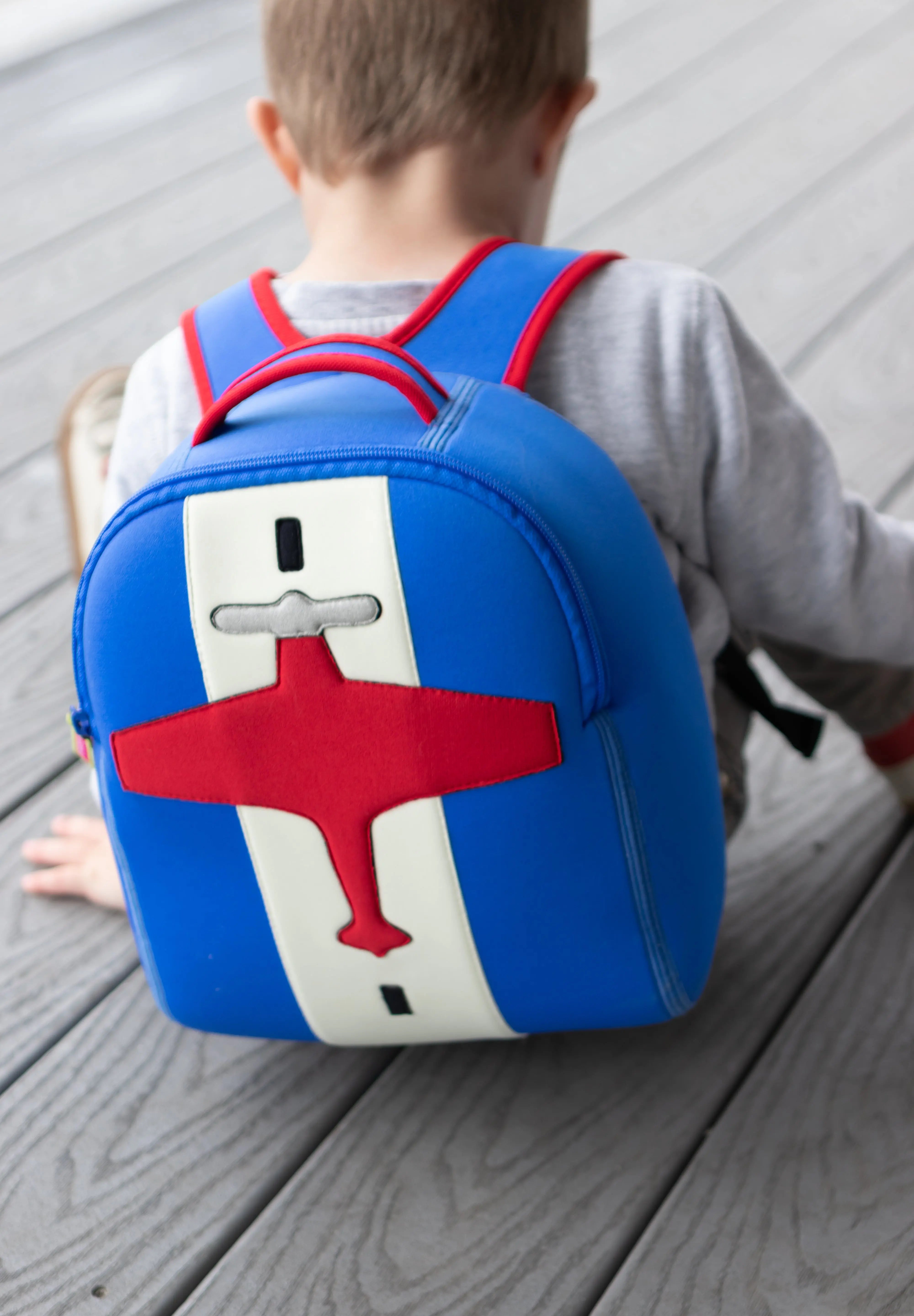 Airplane Harness Toddler Backpack - Blue,Safety Harness, Kids Backpack Toddler Harness BP Dabbawalla   