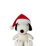 Snoopy Plush Toy Sitting 7”  with Christmas Hat  Bon Ton Toys   