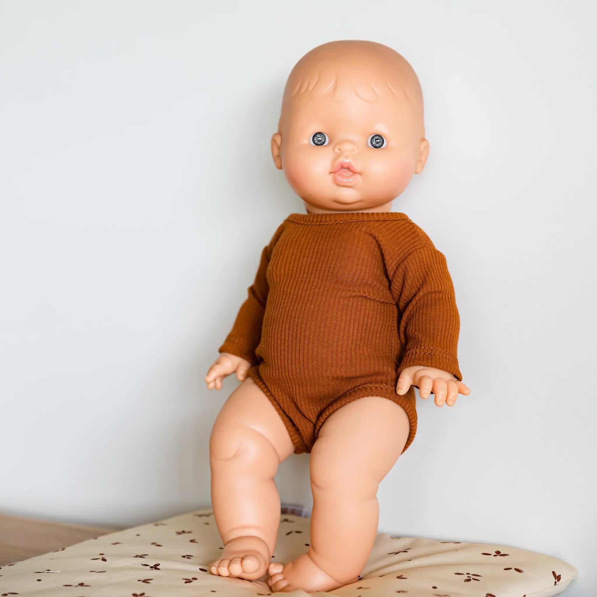 Lino European Boy Baby Doll with Blue Eyes  Minikane   