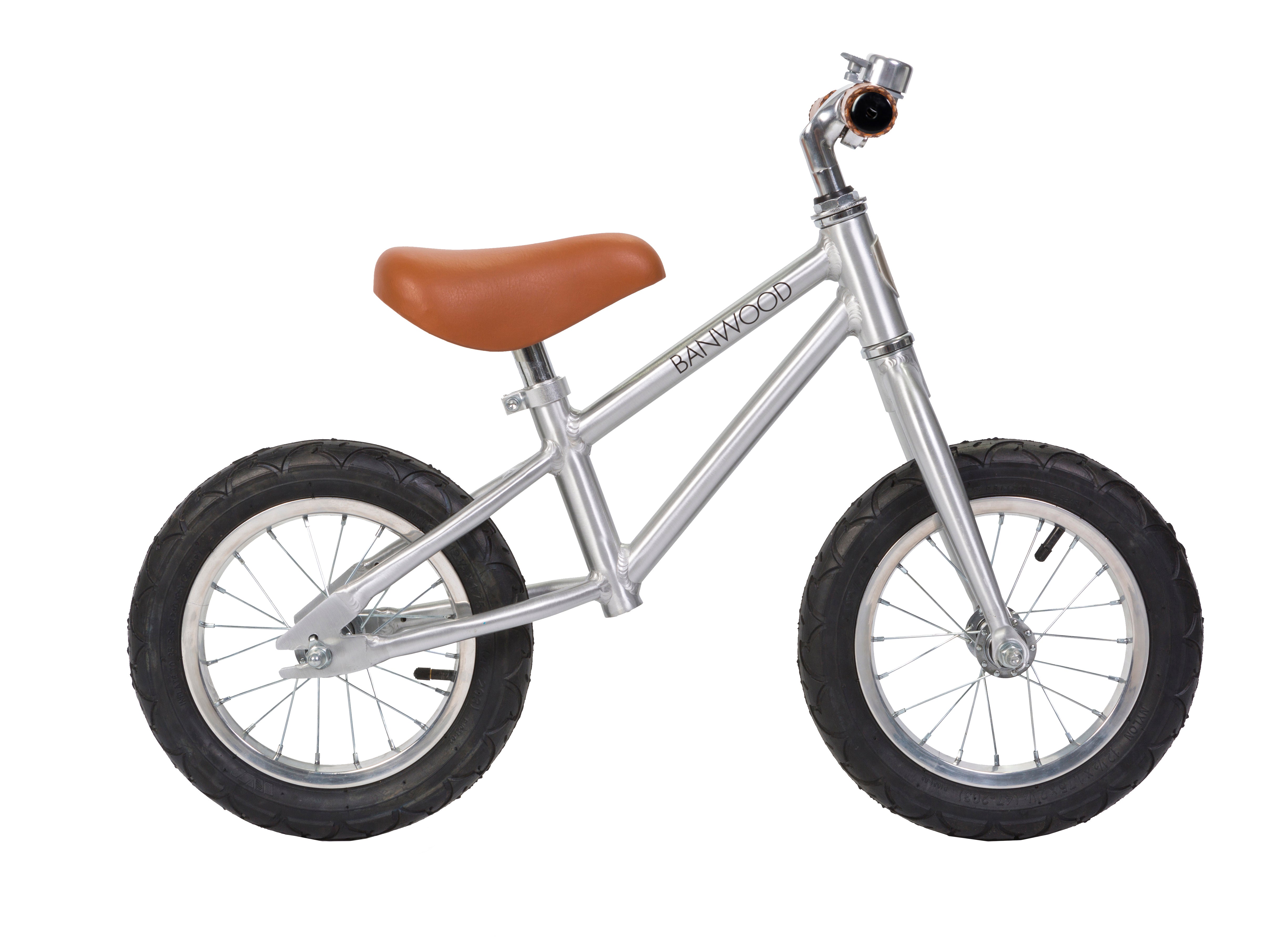 Kid's First Go Balance Bike - Special Edition Chrome Bicycles Banwood   