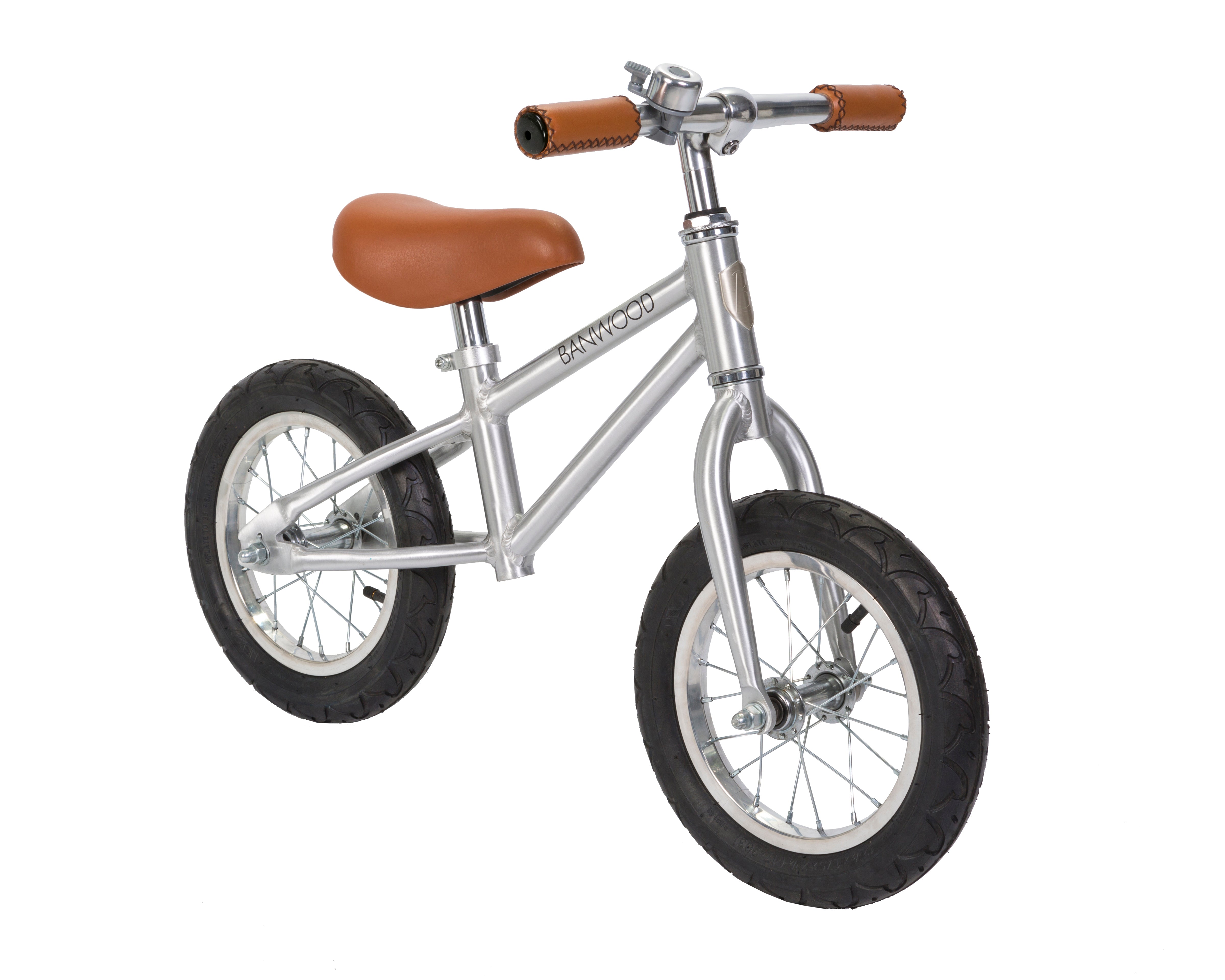 Kid's First Go Balance Bike - Special Edition Chrome Bicycles Banwood   