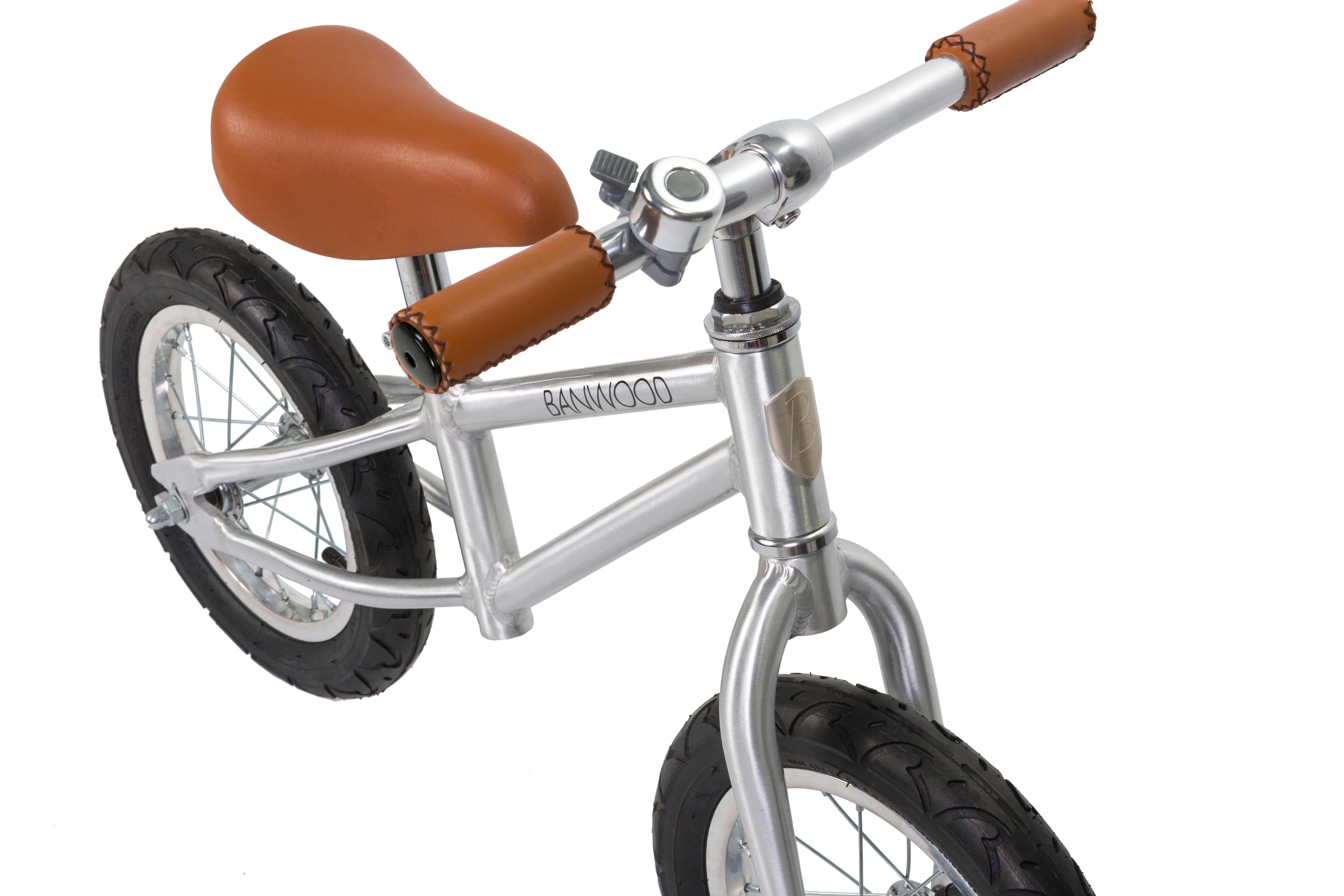 Kid's First Go Balance Bike - Special Edition Chrome Bicycles Banwood   