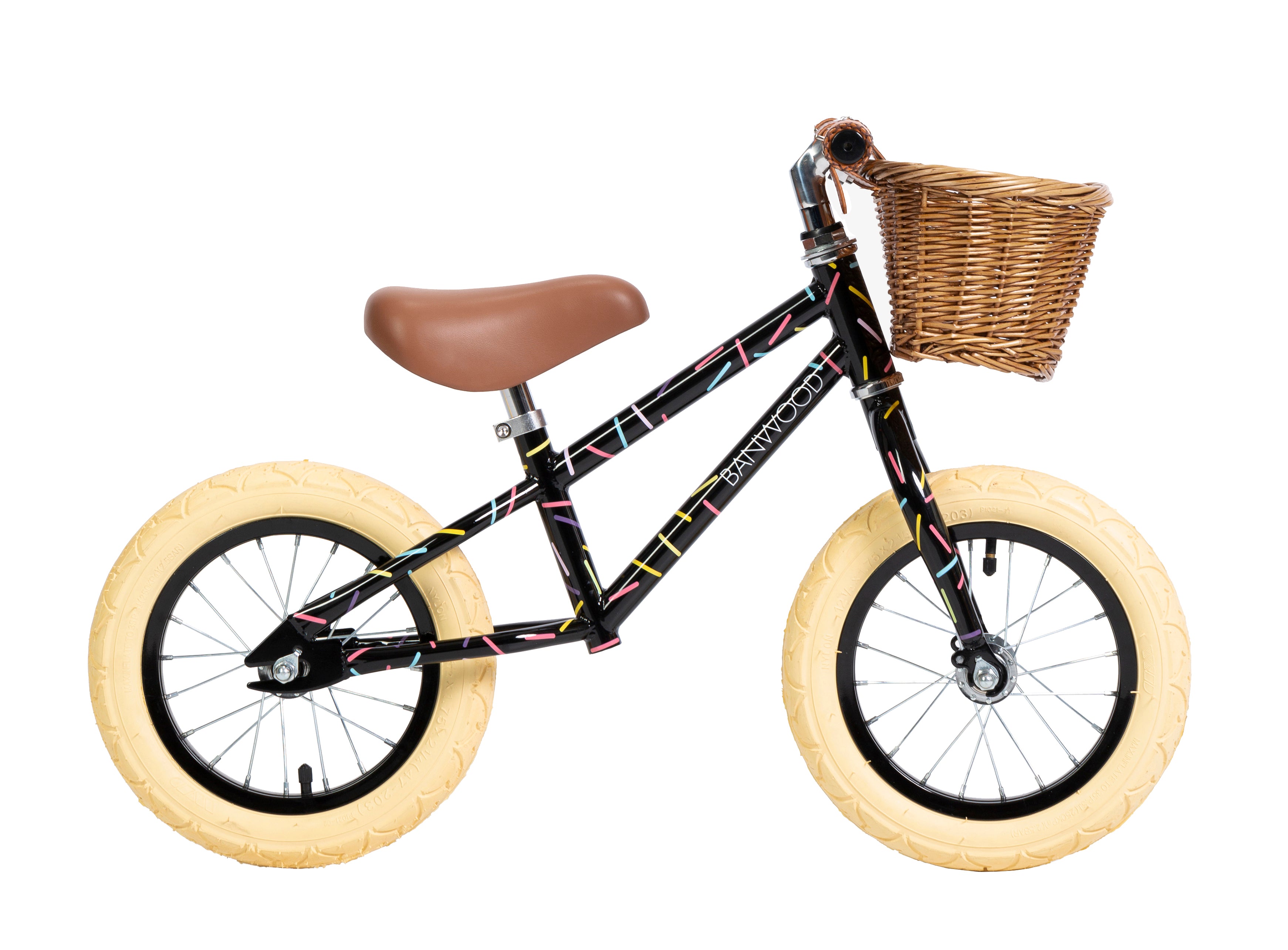 BALANCE BIKE VINTAGE BANWOOD X MAREST - ALLEGRA BLACK Bicycle Banwood   