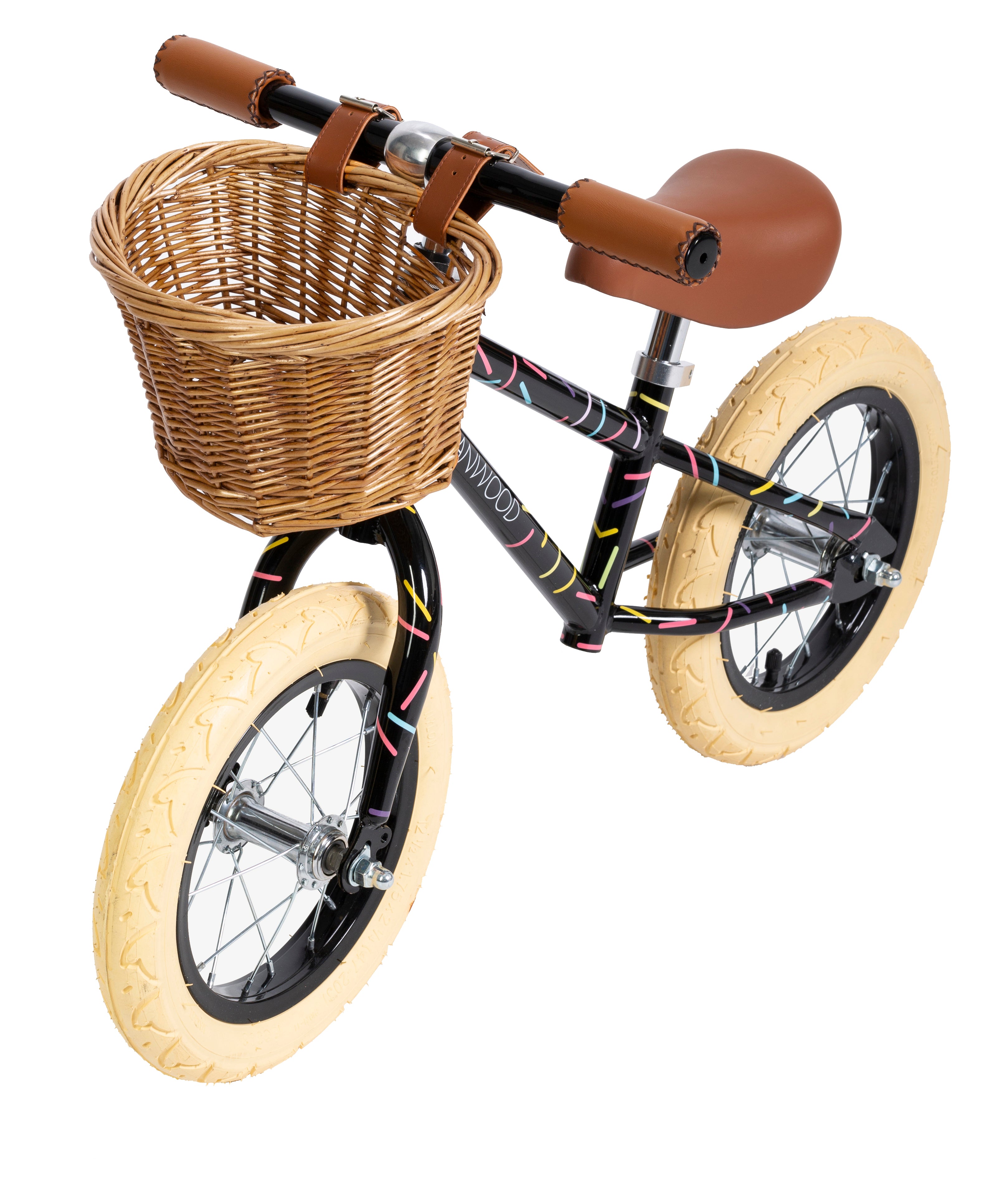 BALANCE BIKE VINTAGE BANWOOD X MAREST - ALLEGRA BLACK Bicycle Banwood   