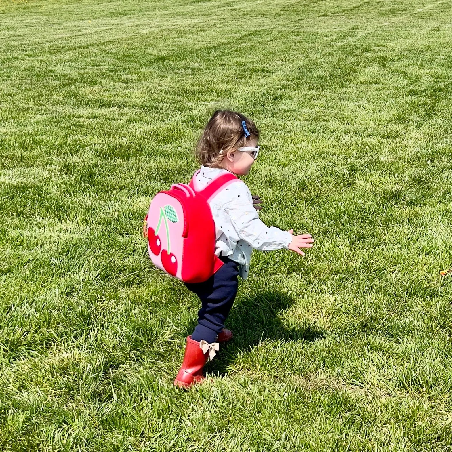 Cherry Harness Toddler Backpack- Red,Safety Harness, Kids Backpack Toddler Harness BP Dabbawalla   