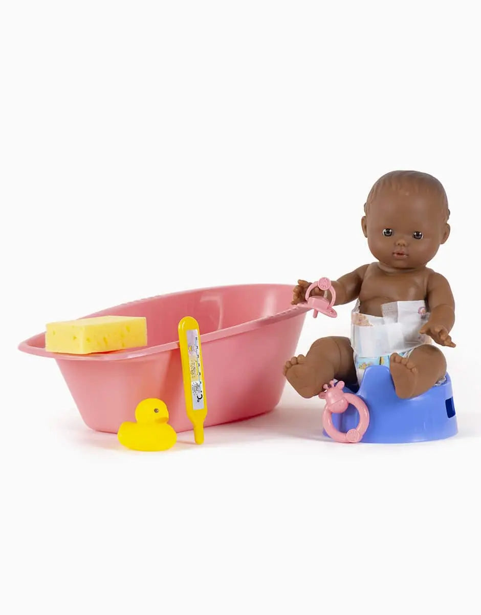 Doll Bath Set with Accessories  Minikane   