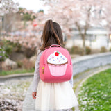 Cupcake Backpack, Pink, Size 3-6Y,Safety Harness, Kids Backpack Preschool Backpack Dabbawalla   