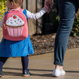 Cupcake Harness Toddler Backpack - Pink, Safety Harness, Kids Backpack Toddler Harness BP Dabbawalla   