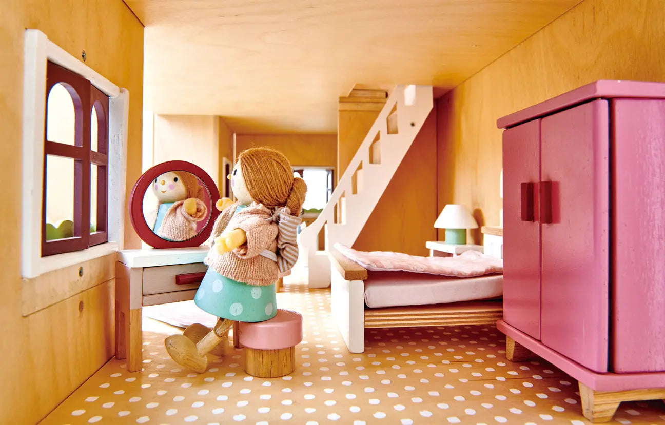 Doll House Bedroom Furniture Tender Leaf Toys