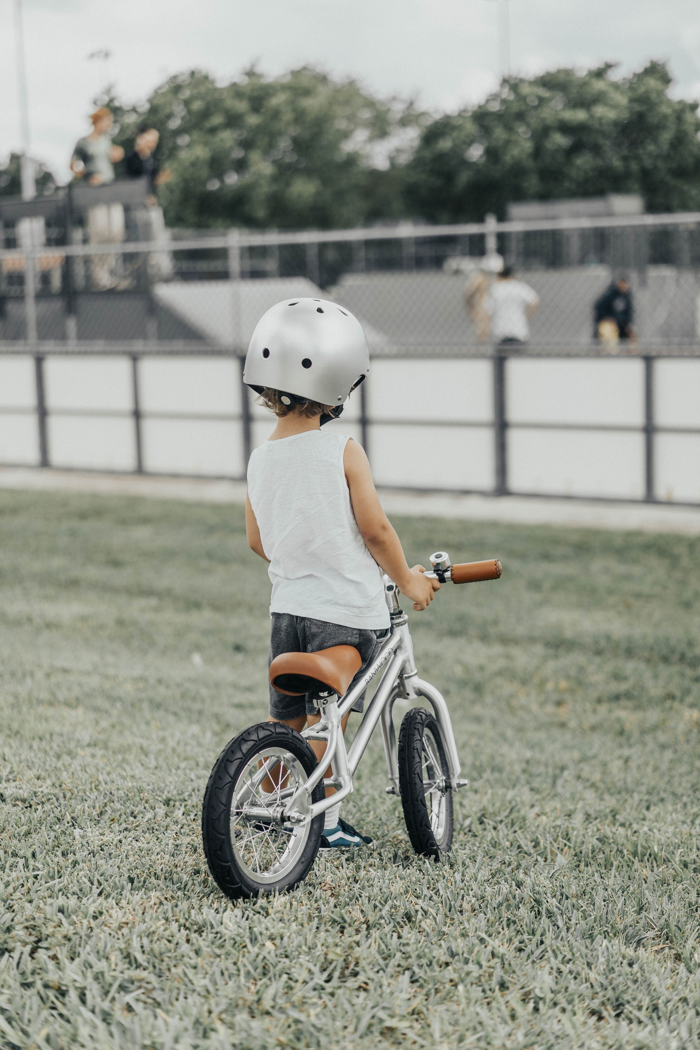 Kid's First Go Balance Bike - Special Edition Chrome Bicycles Banwood   