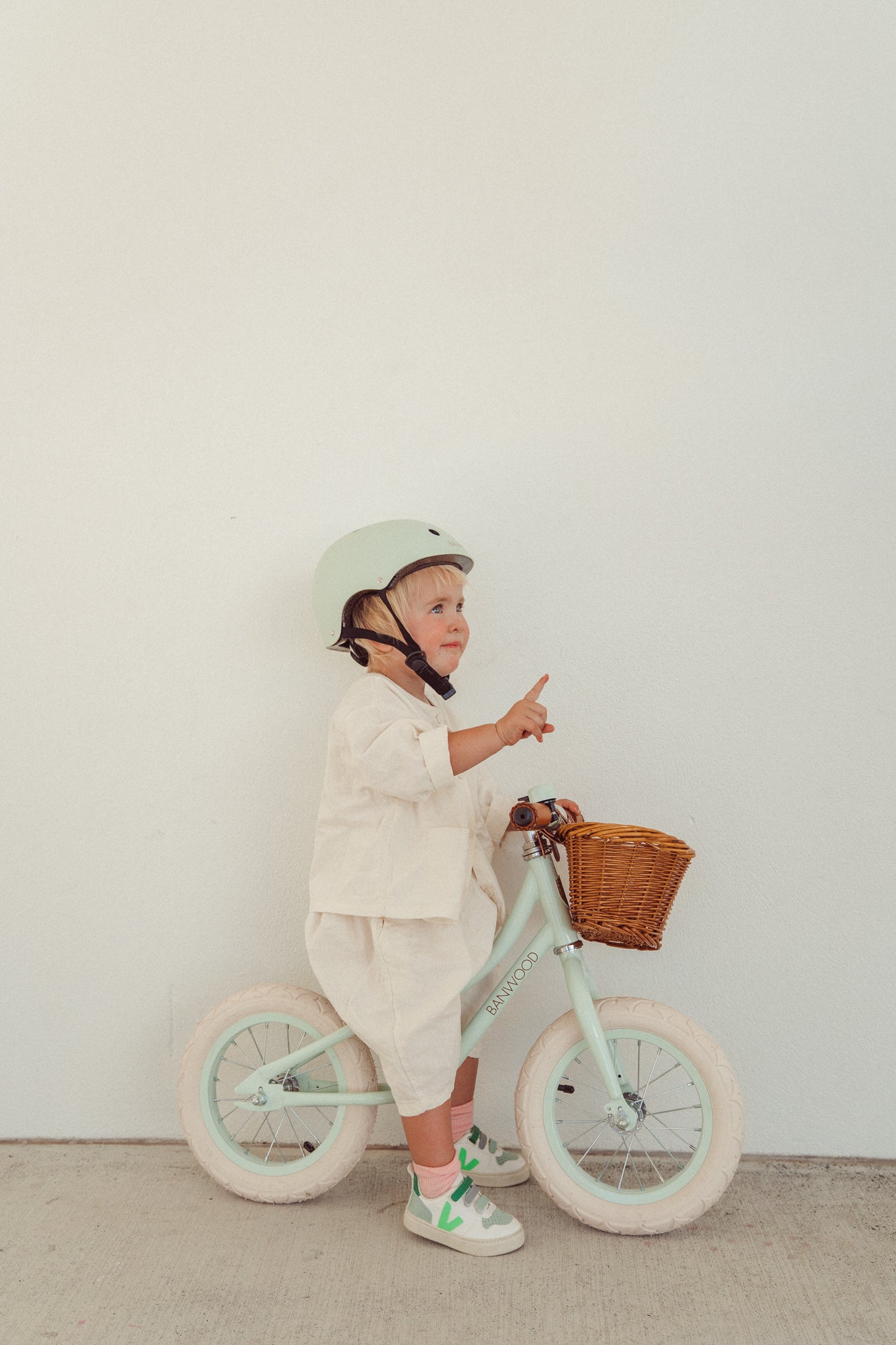 BALANCE BIKE VINTAGE BANWOOD - PALE MINT Bicycles Banwood   