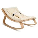 LEVO Baby Rocker in Beech - Organic Milk Seat, Modern Baby Rocker  Charlie Crane   