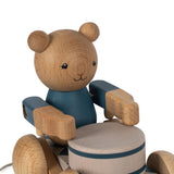 Wooden Bear Music Pull Toy  Konges Sløjd   