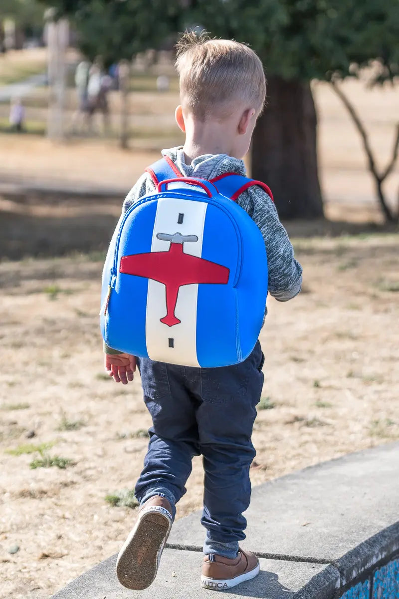 Airplane Backpack, Blue, Size 3-6Y,Safety Harness, Kids Backpack, Airplane Bag Preschool Backpack Dabbawalla   