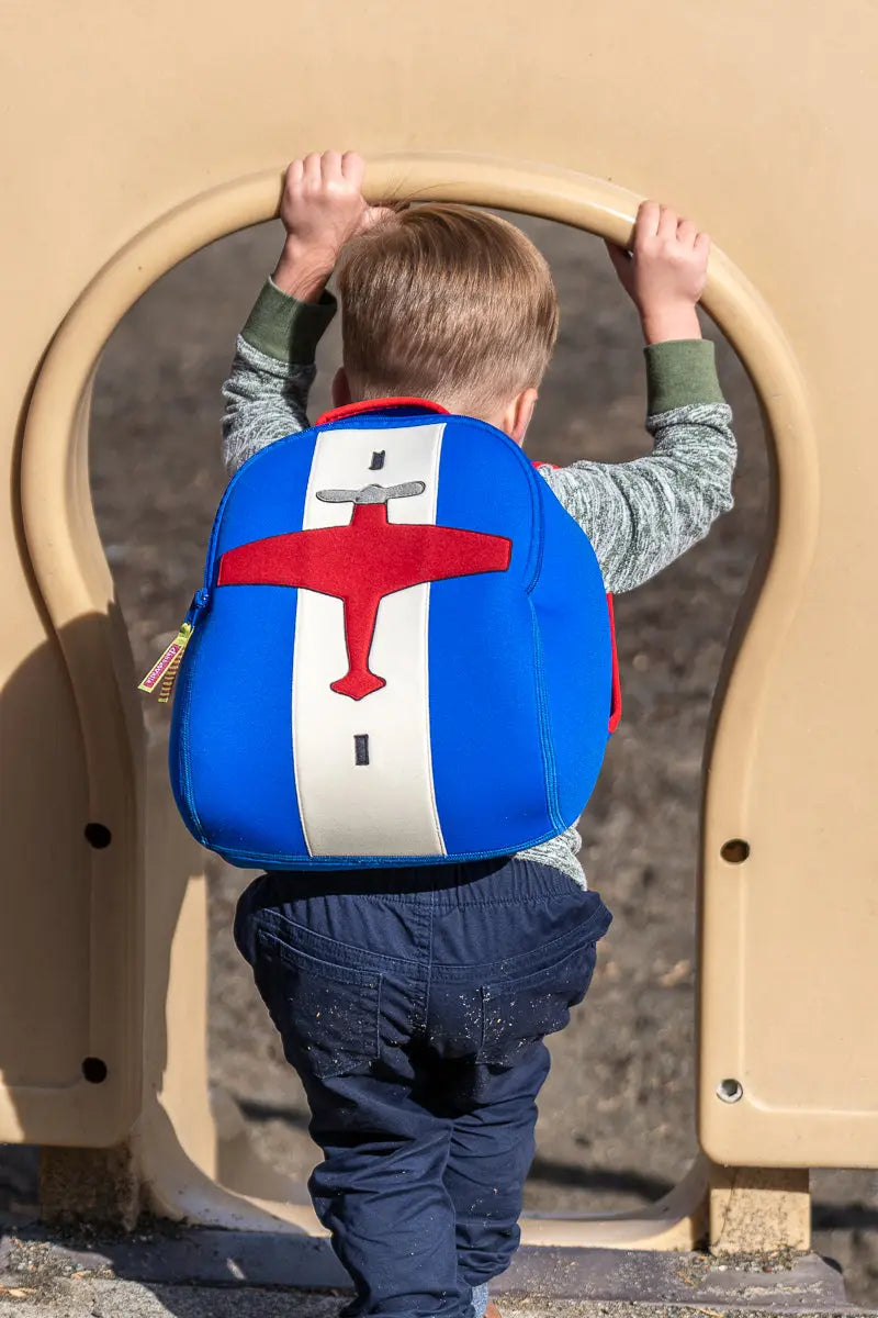 Airplane Backpack, Blue, Size 3-6Y,Safety Harness, Kids Backpack, Airplane Bag Preschool Backpack Dabbawalla   