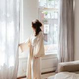 Homewear Robe, Comfortable Loungewear, Lightweight Kimono Robe, Relaxing Spa Robe, Cozy Nightwear  an.nur   