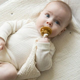 Bibs Pacifier with Mini Towel Set, Must-Have for Little Ones, Baby Comfort Essential, Perfect Match  an.nur   