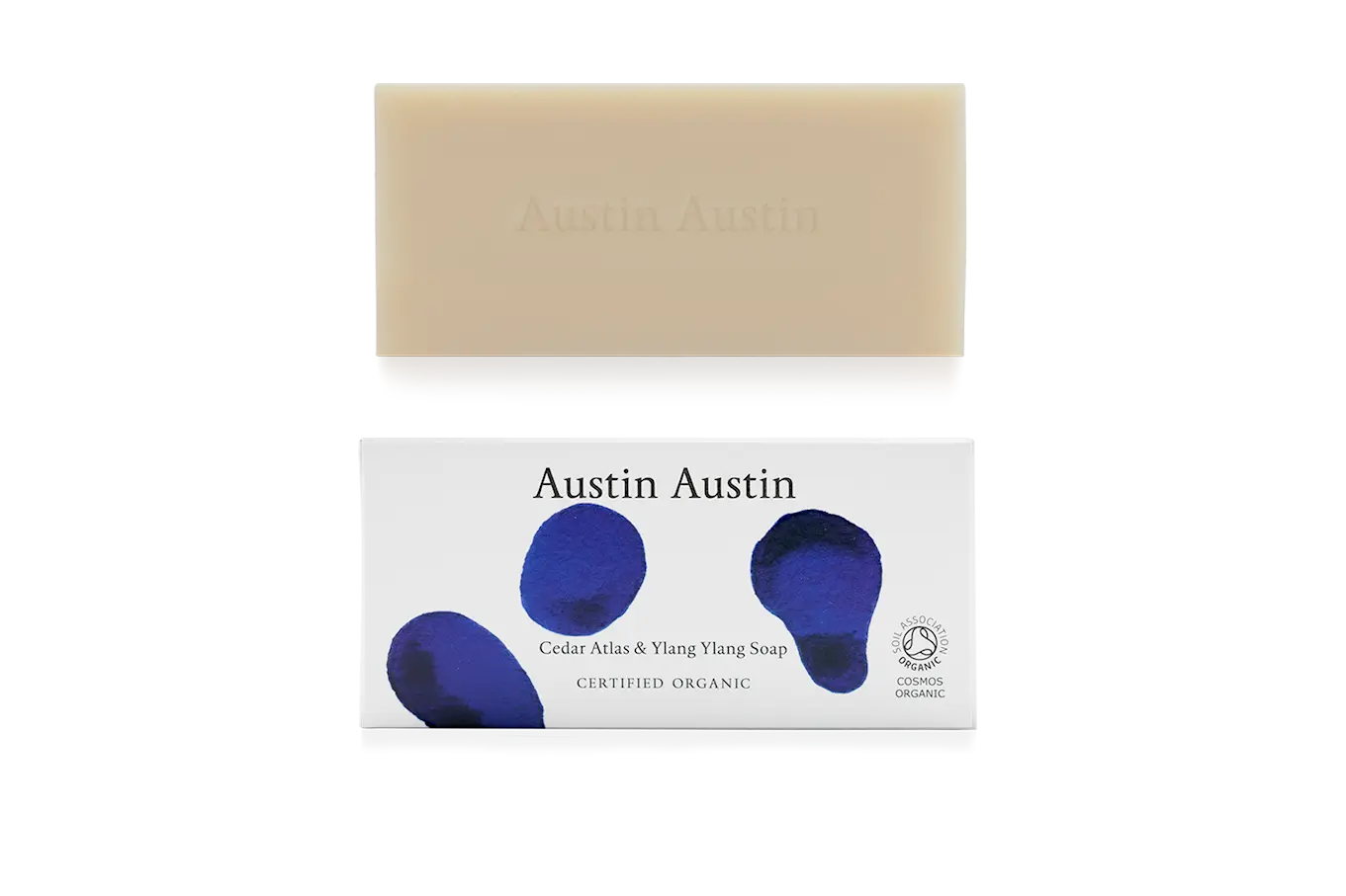 Cedar Atlas & Ylang Ylang Soap Bar Organic, Austin Austin Collaboration, Matthew Raw Ceramics  Austin Austin   