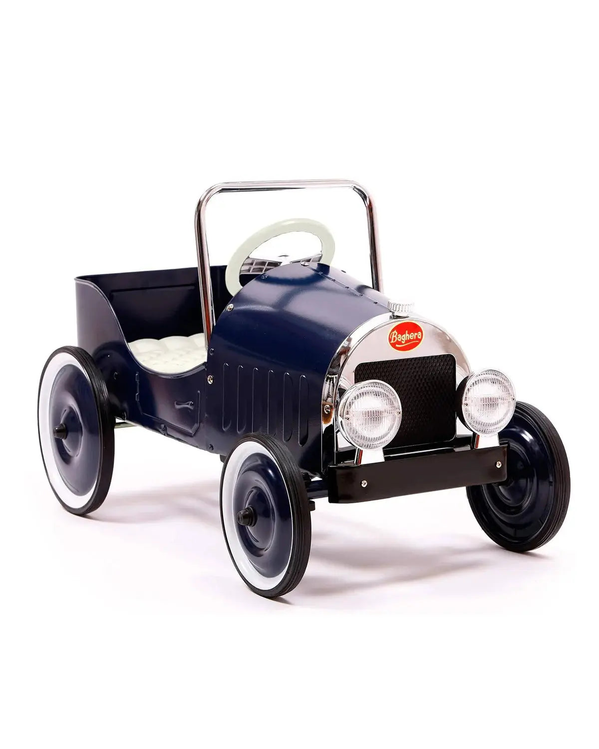 Classic Pedal Car, Ride-On Car with Adjustable Pedals, Durable Toy Car, Kids Ride-On Vehicle  Baghera Blue  