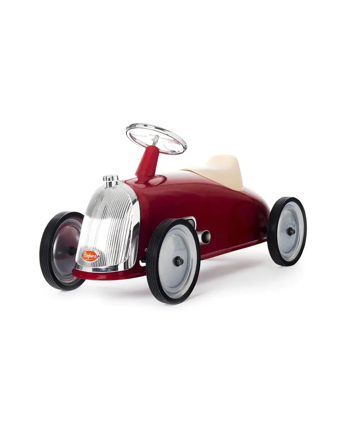 Ride-on Rider Toy Car, Durable Vintage Design, Classic Style, Kids Ride On, Retro Inspired  Baghera Red  