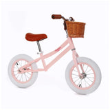 Pedal-free Bicycle Balance Bike, Retro Design, Charm-filled Ride, Kids Bike, Toddler Bike, Outdoor Toy  Baghera Pink  