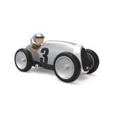 Vintage Car Racing Car Toy, Durable Plastic Model, Racing Car Toy, Playful Gift for Kids, Toy Car Gift  Baghera Silver  