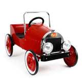 Classic Pedal Car for Kids, Adjustable Ride-on Toy, Durable Steel Construction, Retro Style  Baghera Red  