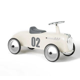 Safe and Fun Ride-On Roadster for Children - Classic Design, Sleek and Aerodynamic  Baghera Ivory White  