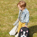 French Bulldog Harness Toddler Backpack - Black,Safety Harness, Kids Backpack Toddler Harness BP Dabbawalla   