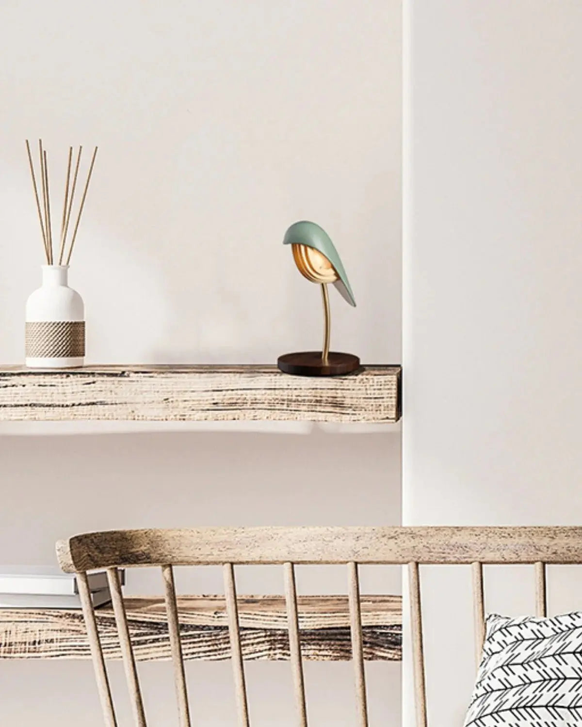 Bird Onyx Black Desk Lamp, Chic Table Light, Home Decor Lighting, Bird Inspired Design  DAQICONCEPT   