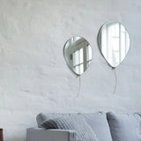 Decorative Mirror Balloons, Set of 2, Leather Strap, Unique Home Accents  EO Play   