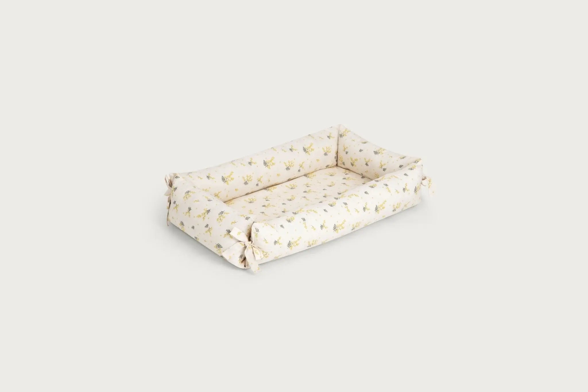 Percale Baby Nest, Non-Allergenic Polyester, Cozy Infant Lounger, Newborn Sleep Nest  Garbo and Friends Mimosa  