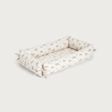 Percale Baby Nest, Non-Allergenic Polyester, Cozy Infant Lounger, Newborn Sleep Nest  Garbo and Friends Bluebell  