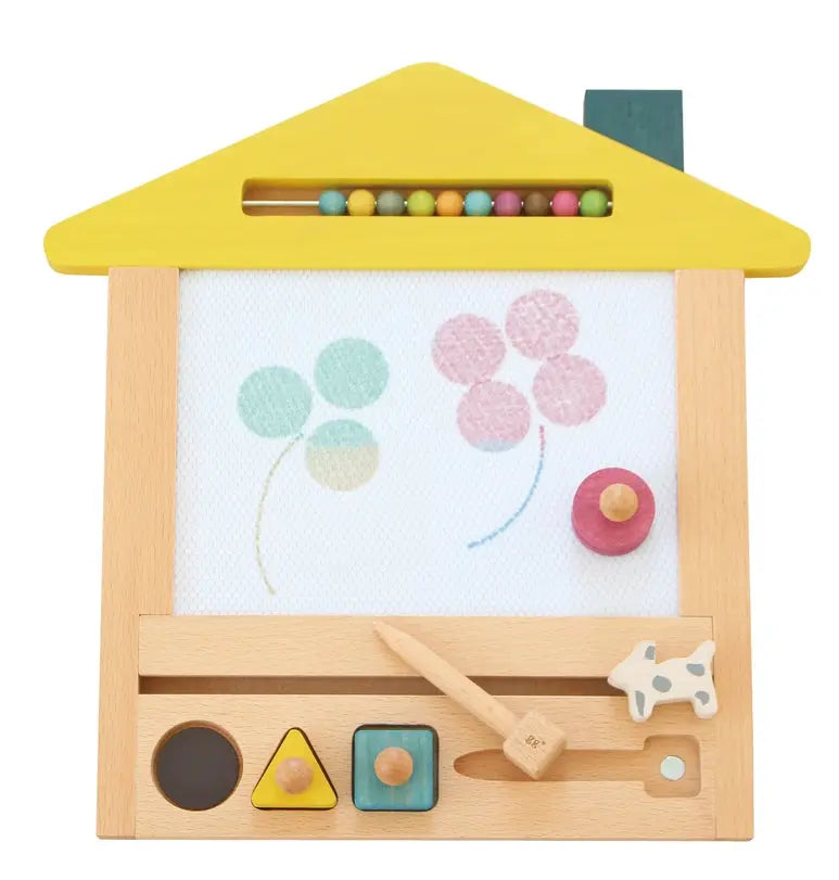 Oekaki House Magic Drawing Board - Yellow/dog  Kiko and gg   