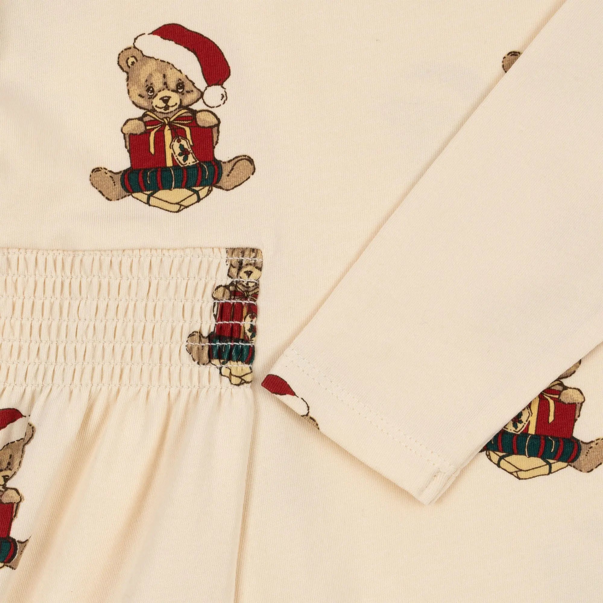 Teddy Basic Christmas Girl Dress Gots  Konges Sløjd   