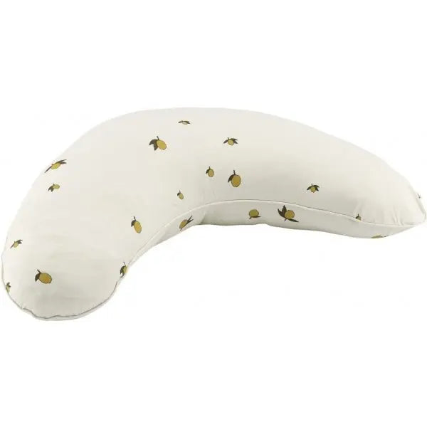 Organic Cotton Nursery Pillow Cover Gots  Konges Sløjd Lemon One Size 